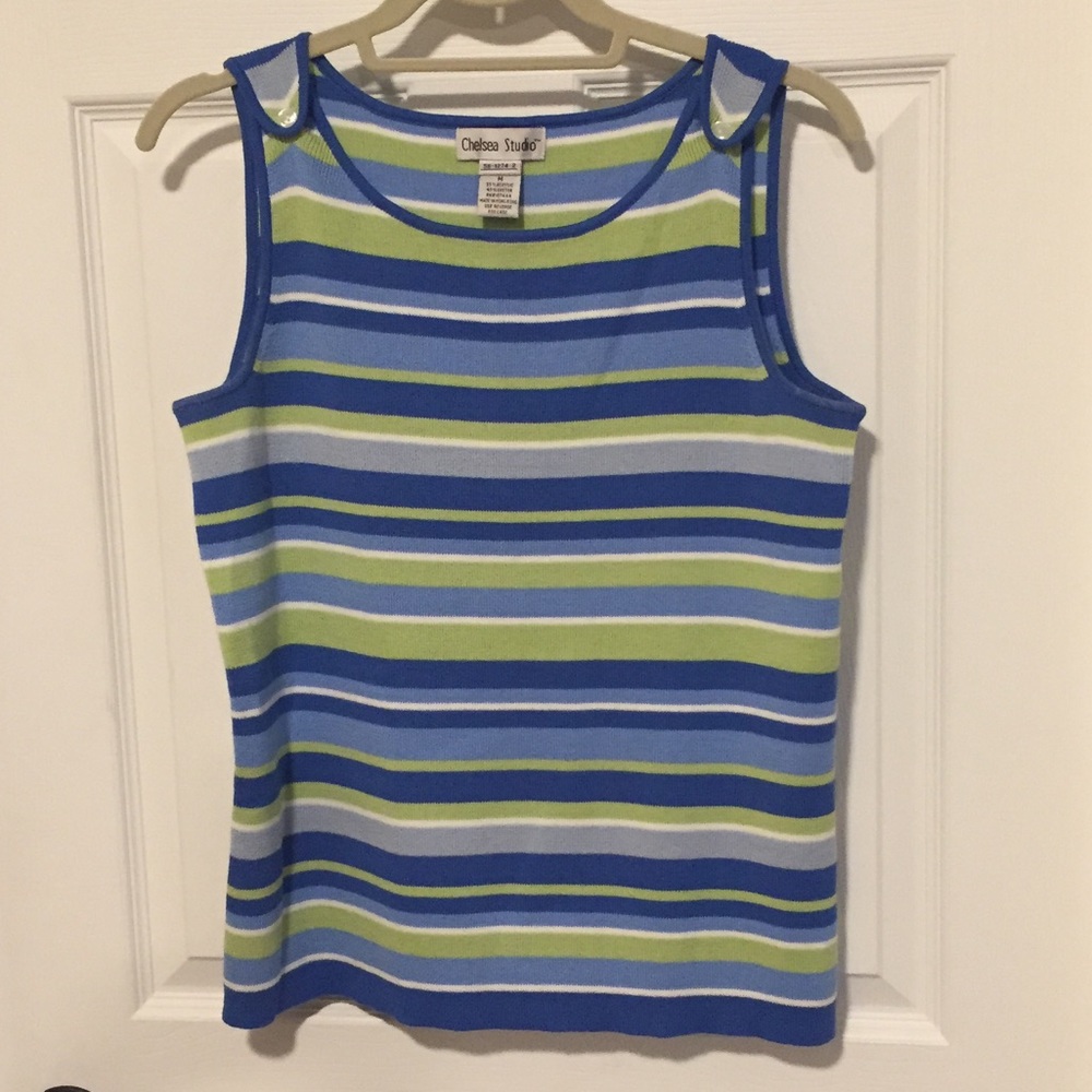 Chelsea Studio Sleeveless Sweater - Sz Med
